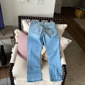 MOTHER denim size 28 cropped jeans